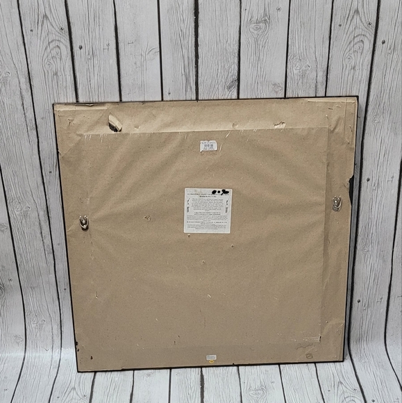 Decorative Framed Wall Art with Centered Shadow Box Floral Design - Picture 2 of 7